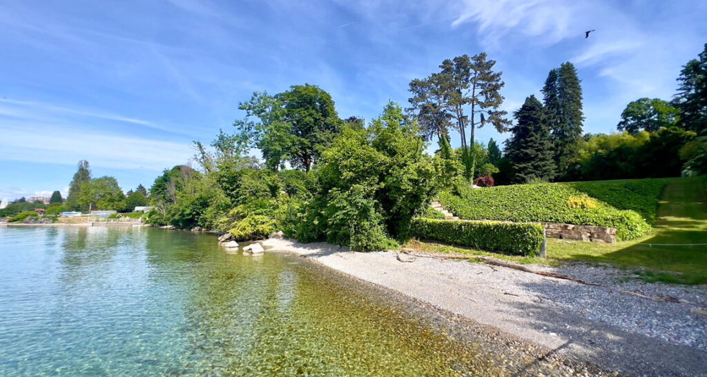 Large Private Beach on Lake Geneva - Domaine Les Cedres du Leman