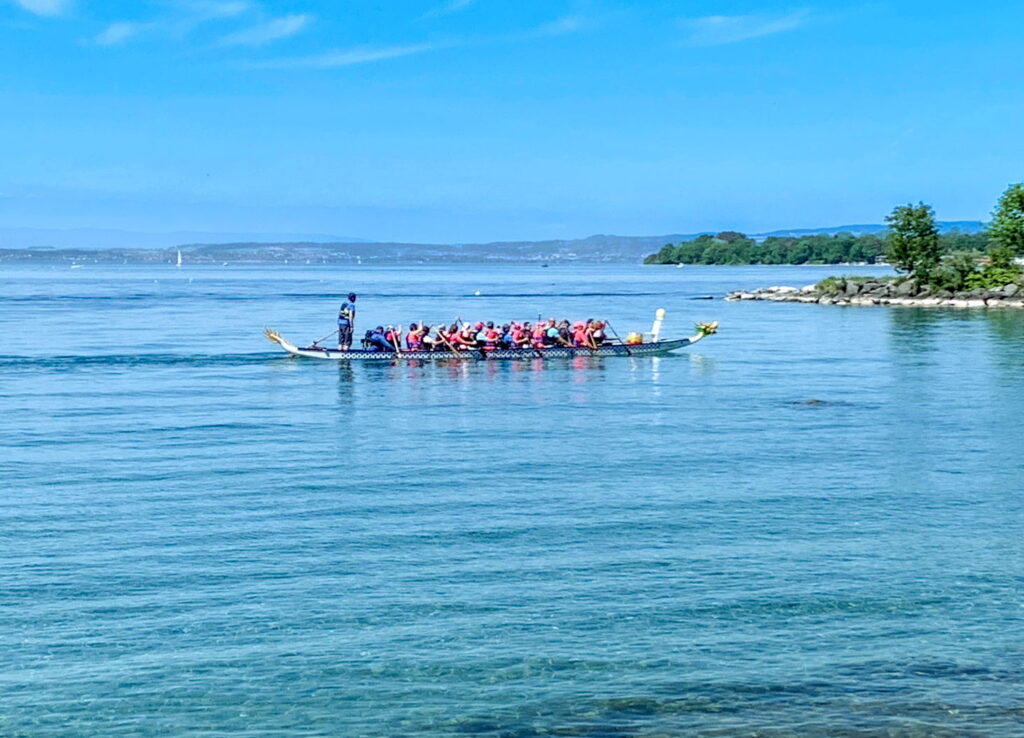 Rowing club on Lake Geneva - Domaine Les Cedres du Leman